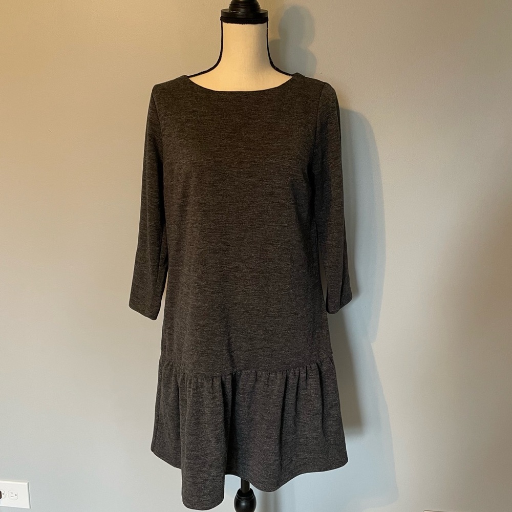 Loft Grey Sweater Dress